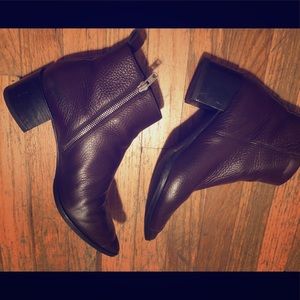 Boss Boot in Plum Purple- 2 inch heels